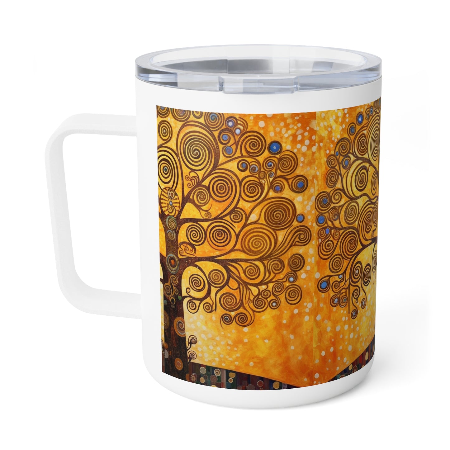 The Tree of Life by Gustav Klimt: Symbolism and Style in an Insulated Coffee Mug