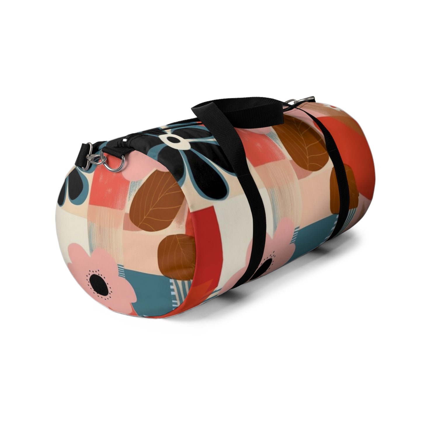 Abstract Expressions: Modern Art-Inspired Midcentury Modern Duffel Bag with Timeless Design