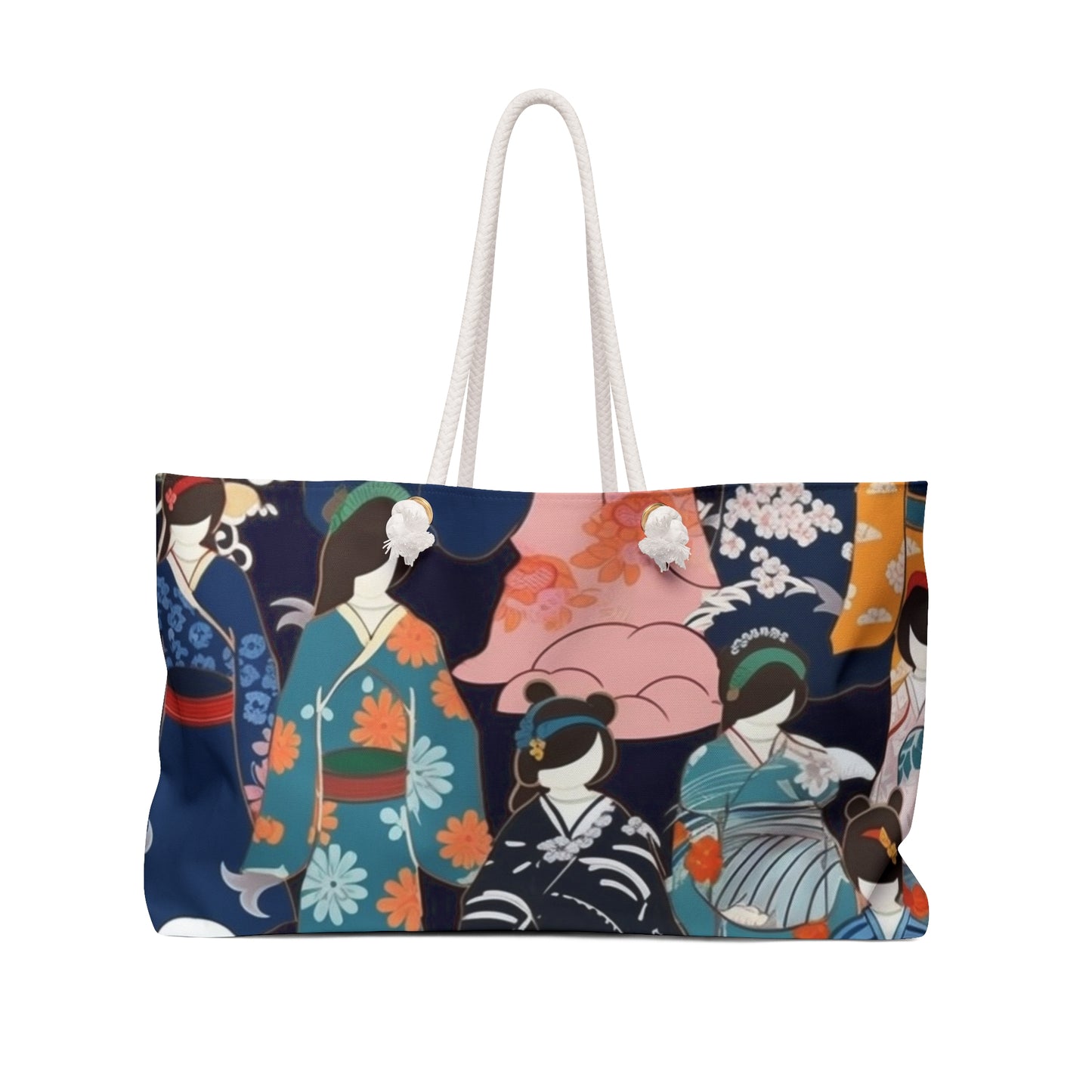 Kimono Dreams Weekender Bag: Experience Japanese Elegance