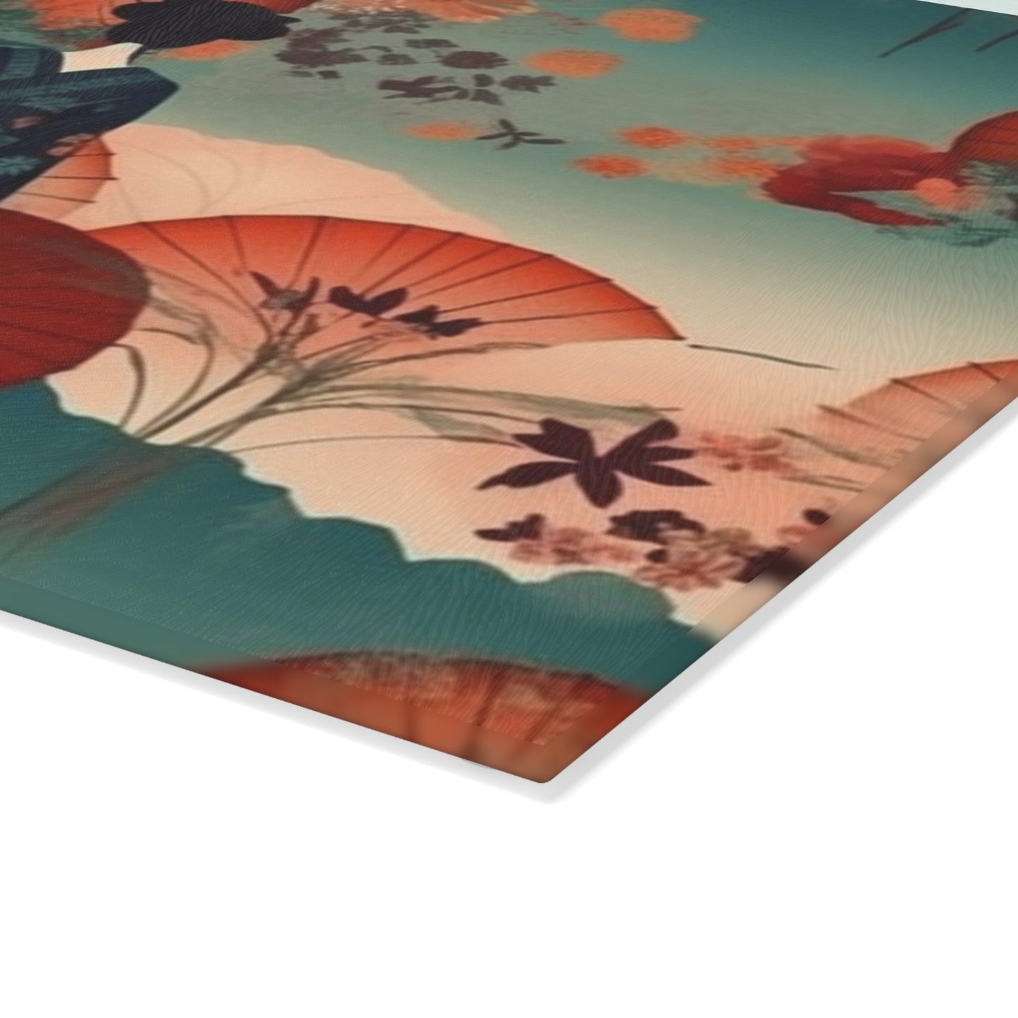 Fashionable Kimono-Inspired Glass Cutting Board: Unleash Your Style