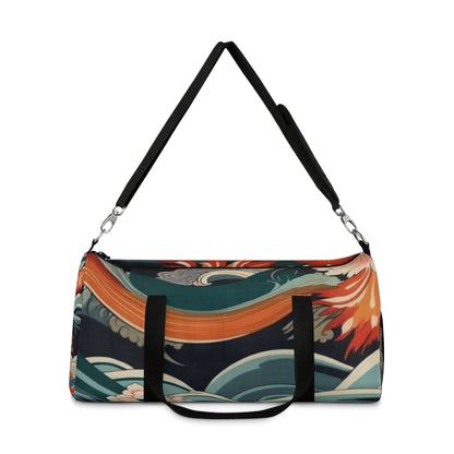 Elegant Kimono Duffel Bag: Embrace Japanese Artistry