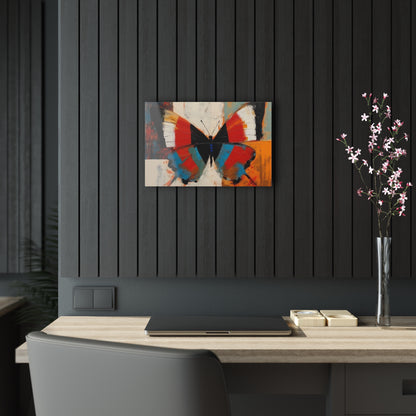 Bauhaus-Inspired Butterfly Symphony: Acrylic Prints with Vibrant Colors and Intricate Details