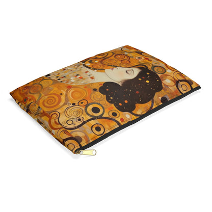 Gustav Klimt Inspired Accessory Pouch: A Tribute to the Iconic Art of the Vienna Secession