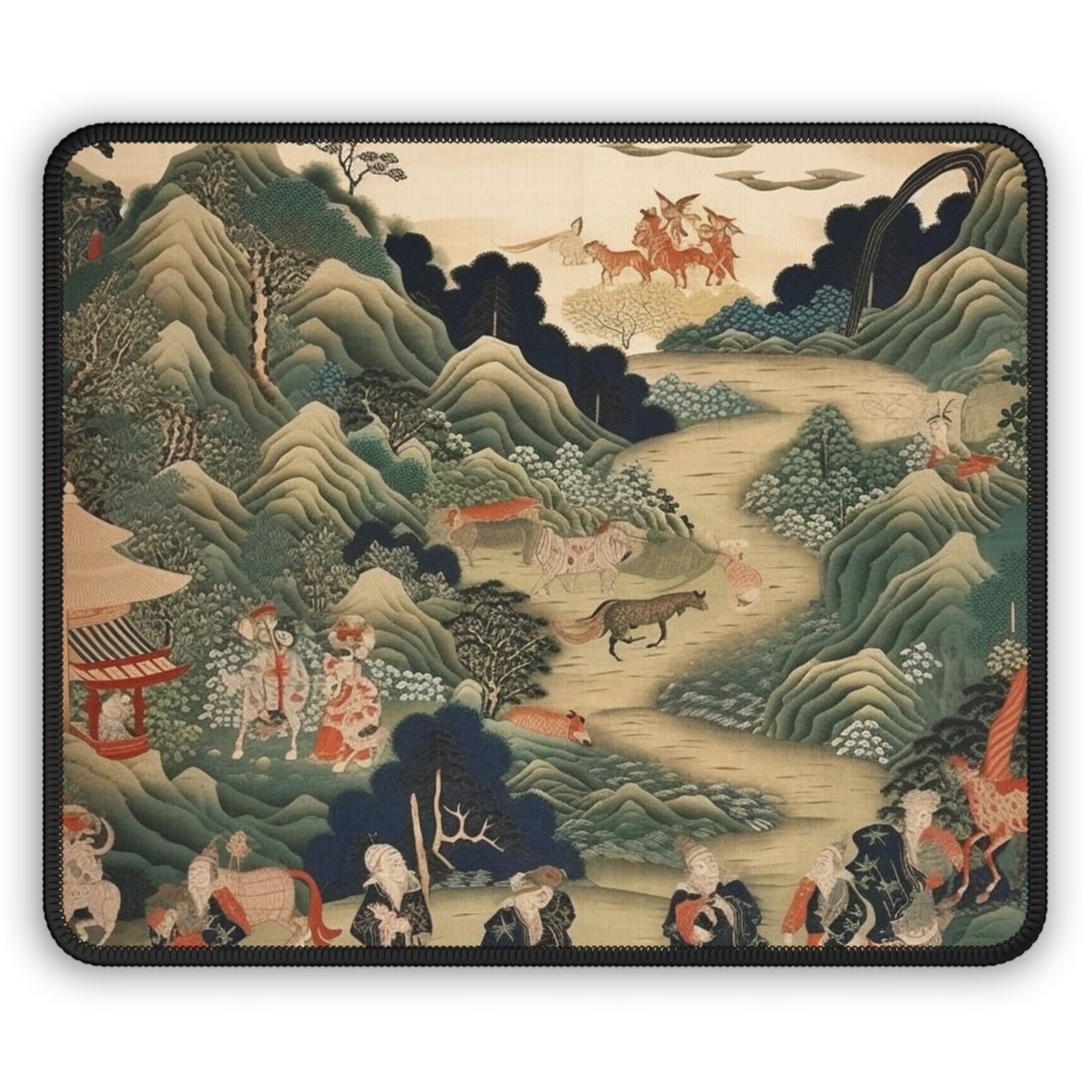 Japanese Tapestry Gaming Mouse Pad: Embrace the Artistic Splendor