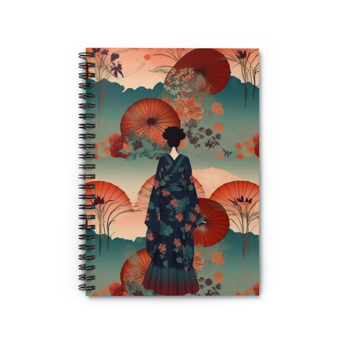 Fashionable Kimono-Inspired Spiral Notebook: Unleash Your Style