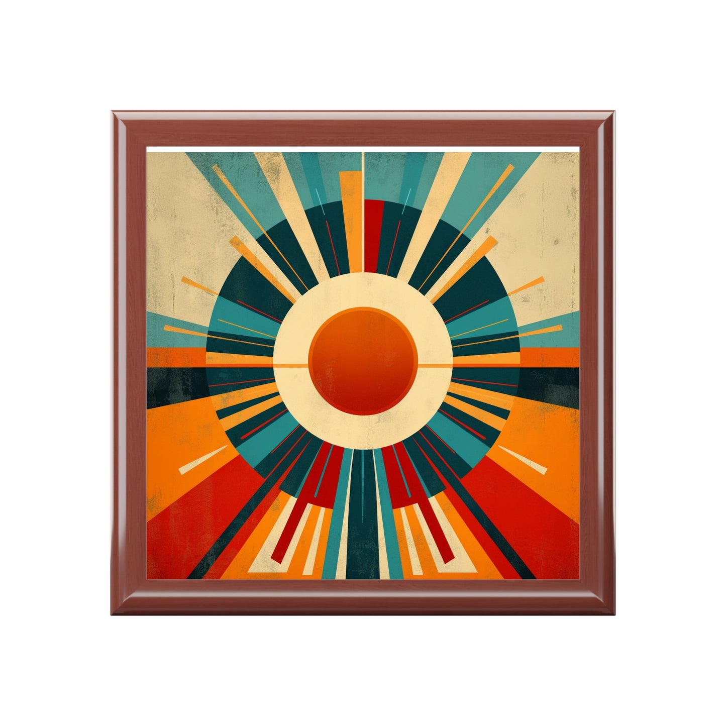 Minimalist Sunshine: Midcentury Modern Sun Jewelry Box