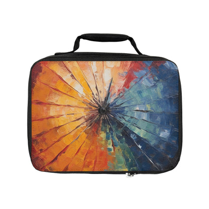 Abstract Art Lunch Bag: Japanese Umbrella, A Reflection of Creativity