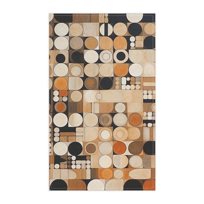 Modern Simplicity: Kitchen Towel with Geometric Elegance