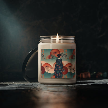 Fashionable Kimono-Inspired Scented Soy Candle: Unleash Your Style