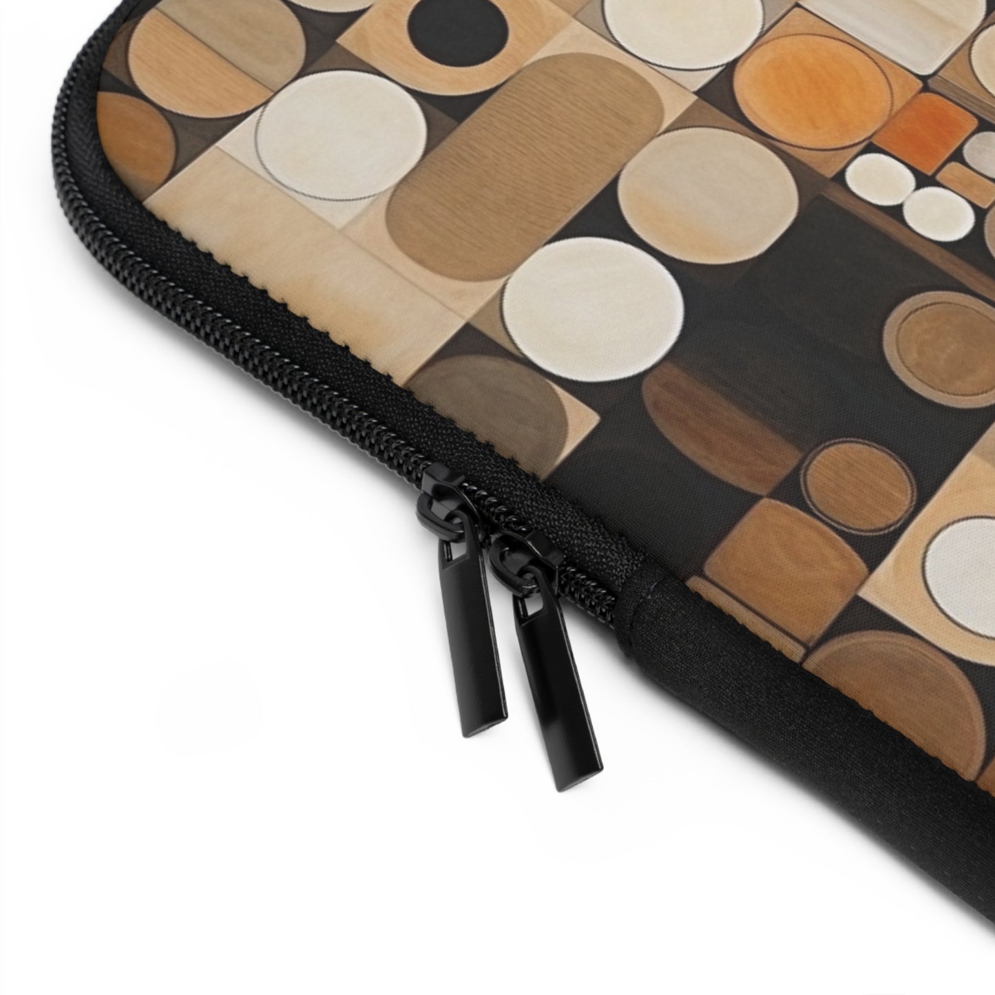 Sleek Simplicity: Geometric Laptop Sleeve with Graphic Elegance