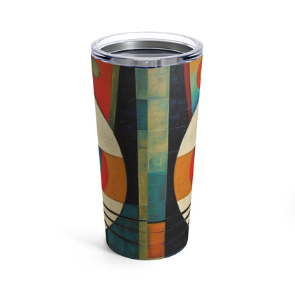 Artistic Vintage Vibes: Picasso-Inspired Midcentury Modern Tumbler for Retro Fashion