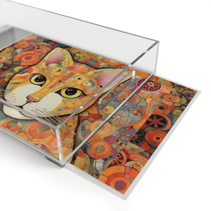 Art Nouveau Revival: Klimt-Inspired Acrylic Serving Tray