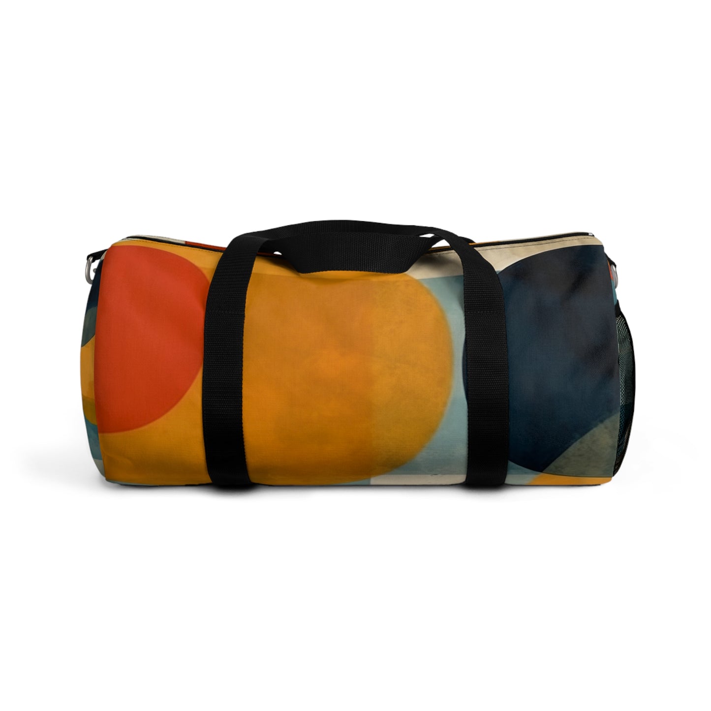 Geometric Artistic Fusion: Step into Modern Artistry with our Midcentury Modern Duffel Bag