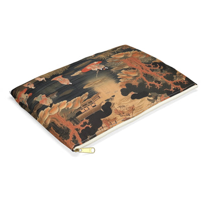 Custom Japanese Tapestry Accessory Pouch: Your Personalized Artistic Statement