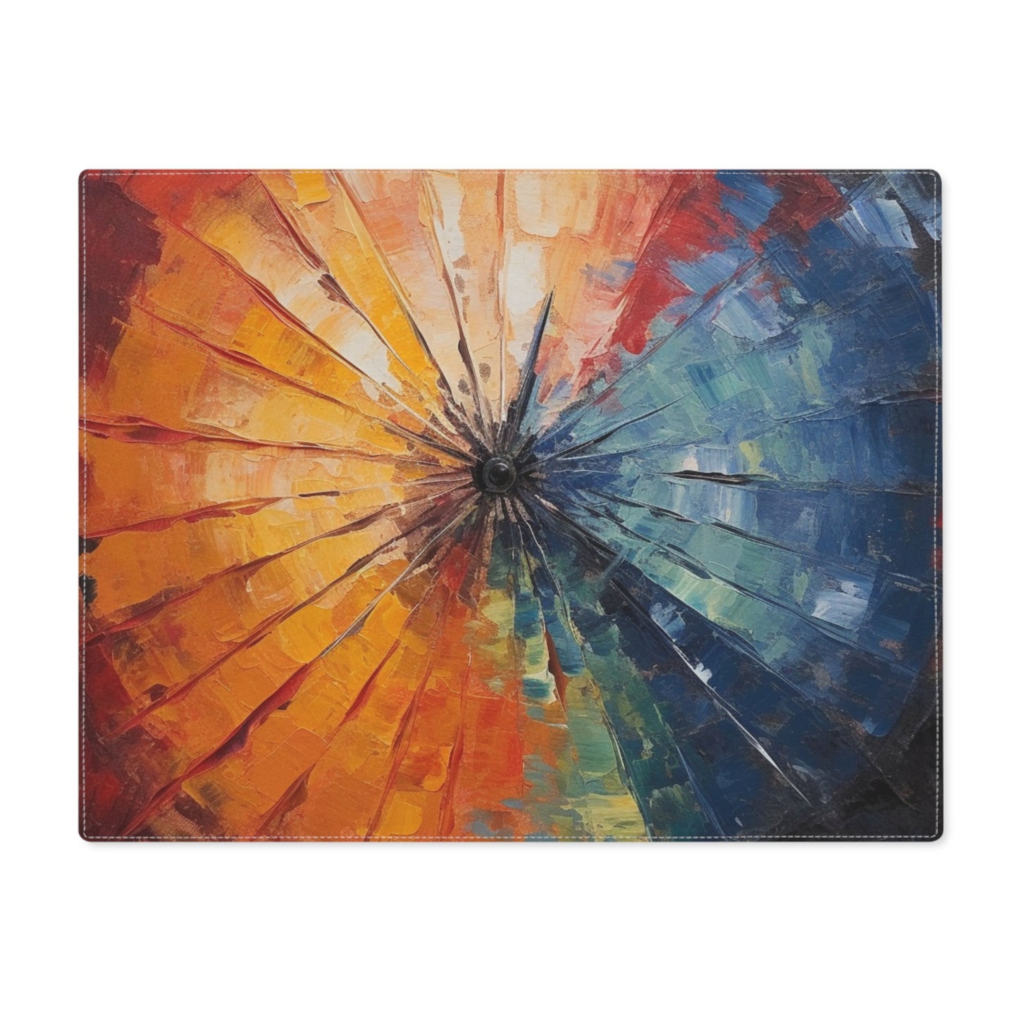 Abstract Art Placemat: Japanese Umbrella, A Reflection of Creativity