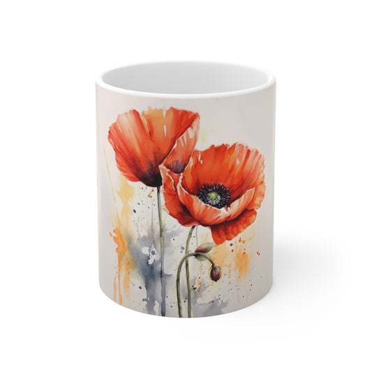 The Best Coffee Mug for Flower Enthusiasts: Floral Watercolor Delight