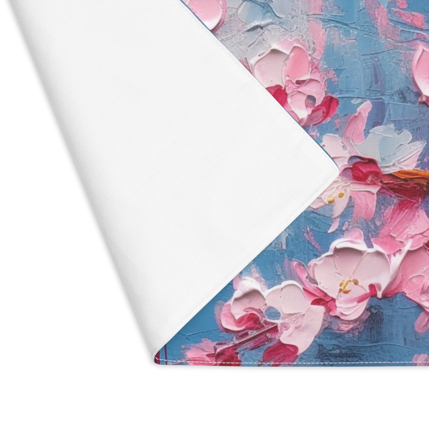 Abstract Cherry Blossom Placemat: Captivating Brushstrokes