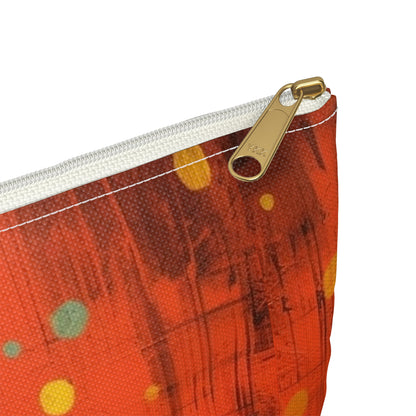 Fashionably Retro Feline: Midcentury Modern Accessory Pouch with a Vintage Cat-Inspired Flair