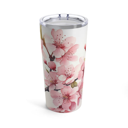 Watercolor Cherry Blossom Tumbler