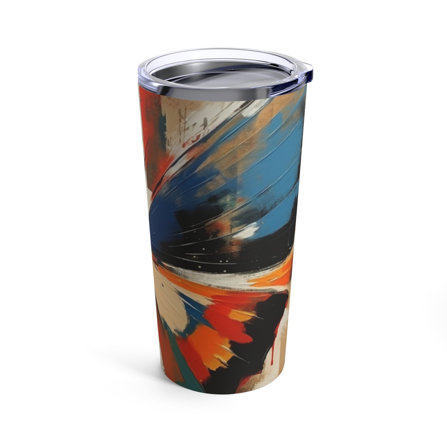 Abstract Butterfly Paradise: Tumbler for Nature and Art Lovers