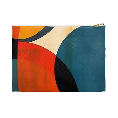 Best Midcentury Modern Geometric Art Accessory Pouch: Elevate Your Style with Abstract Sophistication