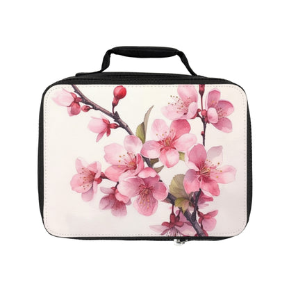 Artistic Flourish: Floral Watercolor Cherry Blossom Lunch Bag