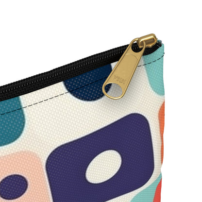 Retro Chic: Atomic Age-Inspired Accessory Pouch with Midcentury Modern Design and 1960s Fashion