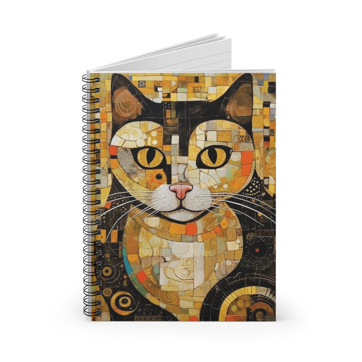 Modern Art Fusion: Vienna Secession Spiral Notebook