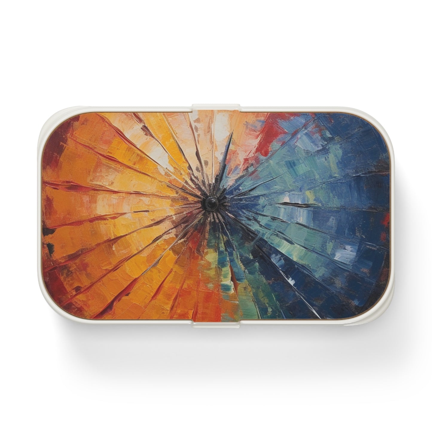 Abstract Art Bento Box: Japanese Umbrella, A Reflection of Creativity