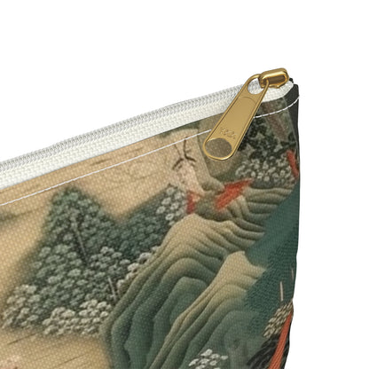 Japanese Tapestry Accessory Pouch: Embrace the Artistic Splendor