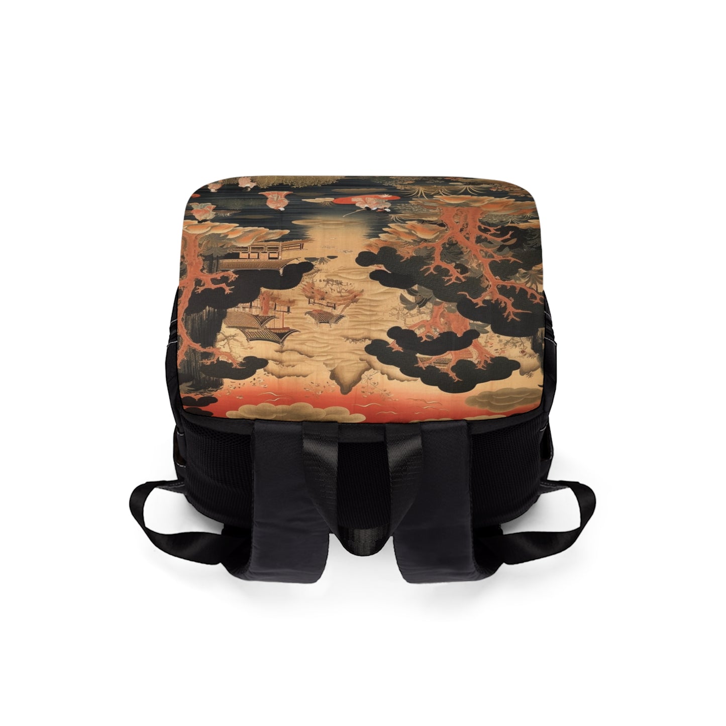 Custom Japanese Tapestry Unisex Casual Shoulder Backpack: Your Personalized Artistic Statement