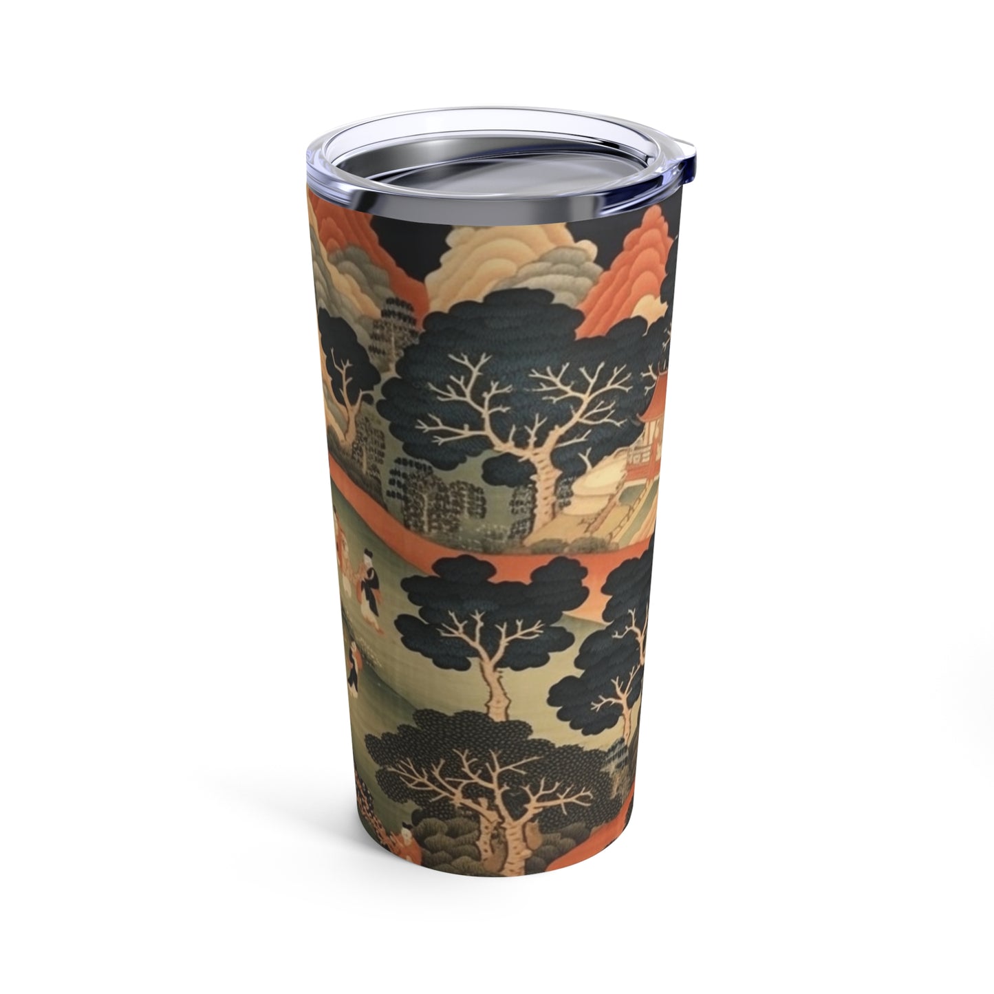 Tapestry Treasures: Japanese-inspired Tumbler for Art Lovers