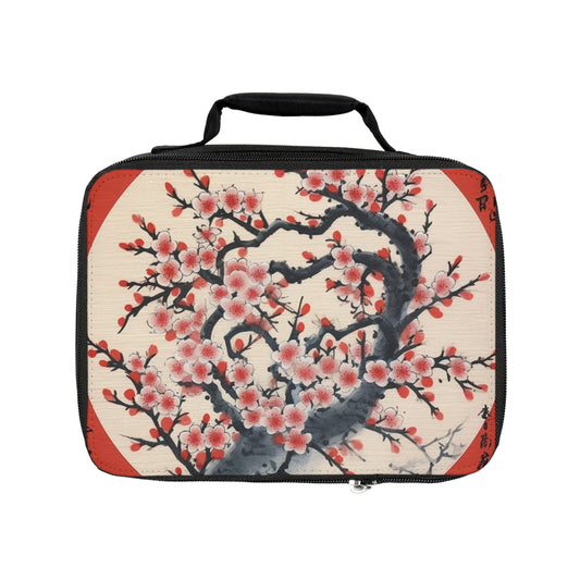 Enchanting Petal Symphony: Lunch Bag Celebrating Cherry Blossom Tree Drawings