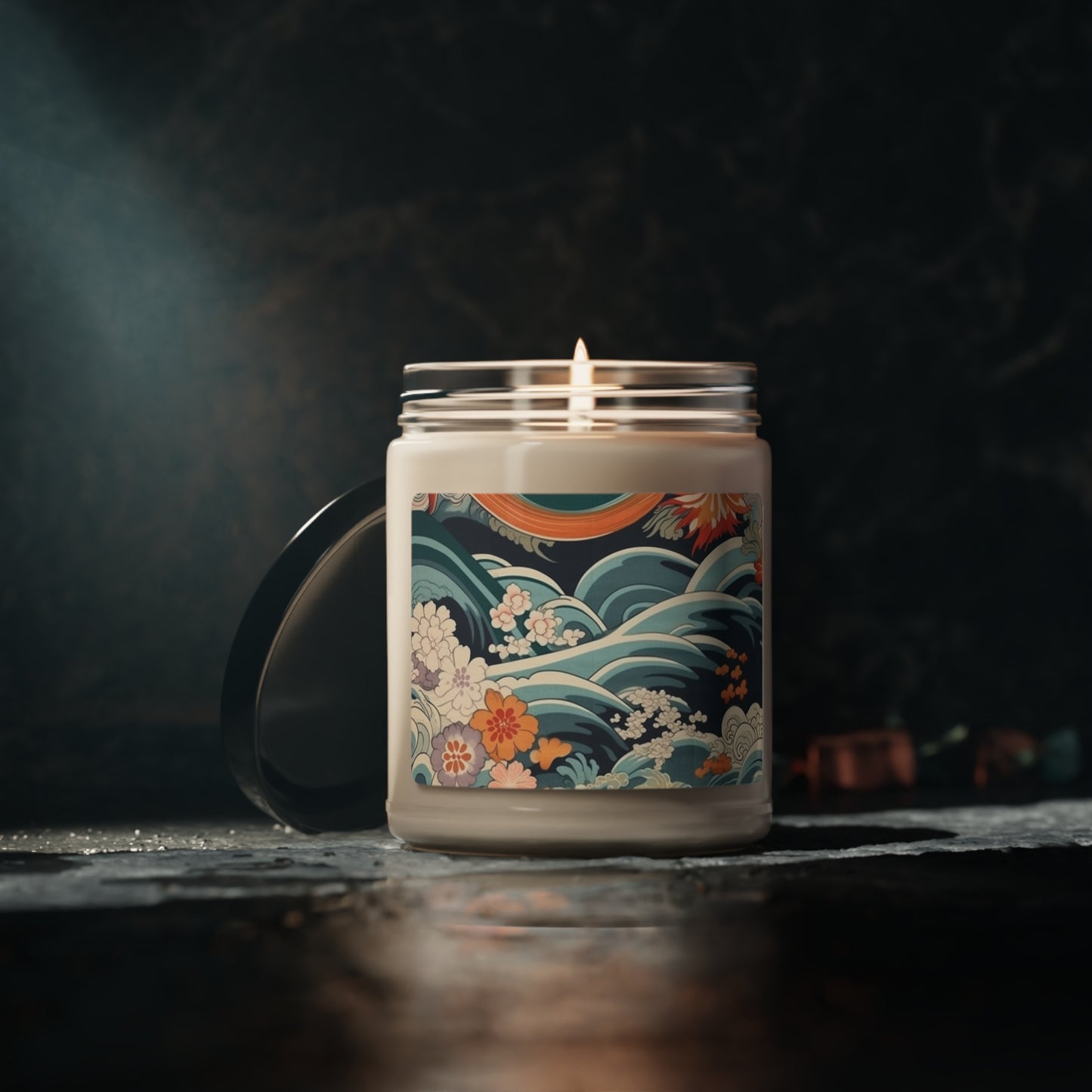 Elegant Kimono Scented Soy Candle: Embrace Japanese Artistry