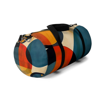 Geometric Abstract Expression: Fuse Art and Fashion with our Duffel Bag