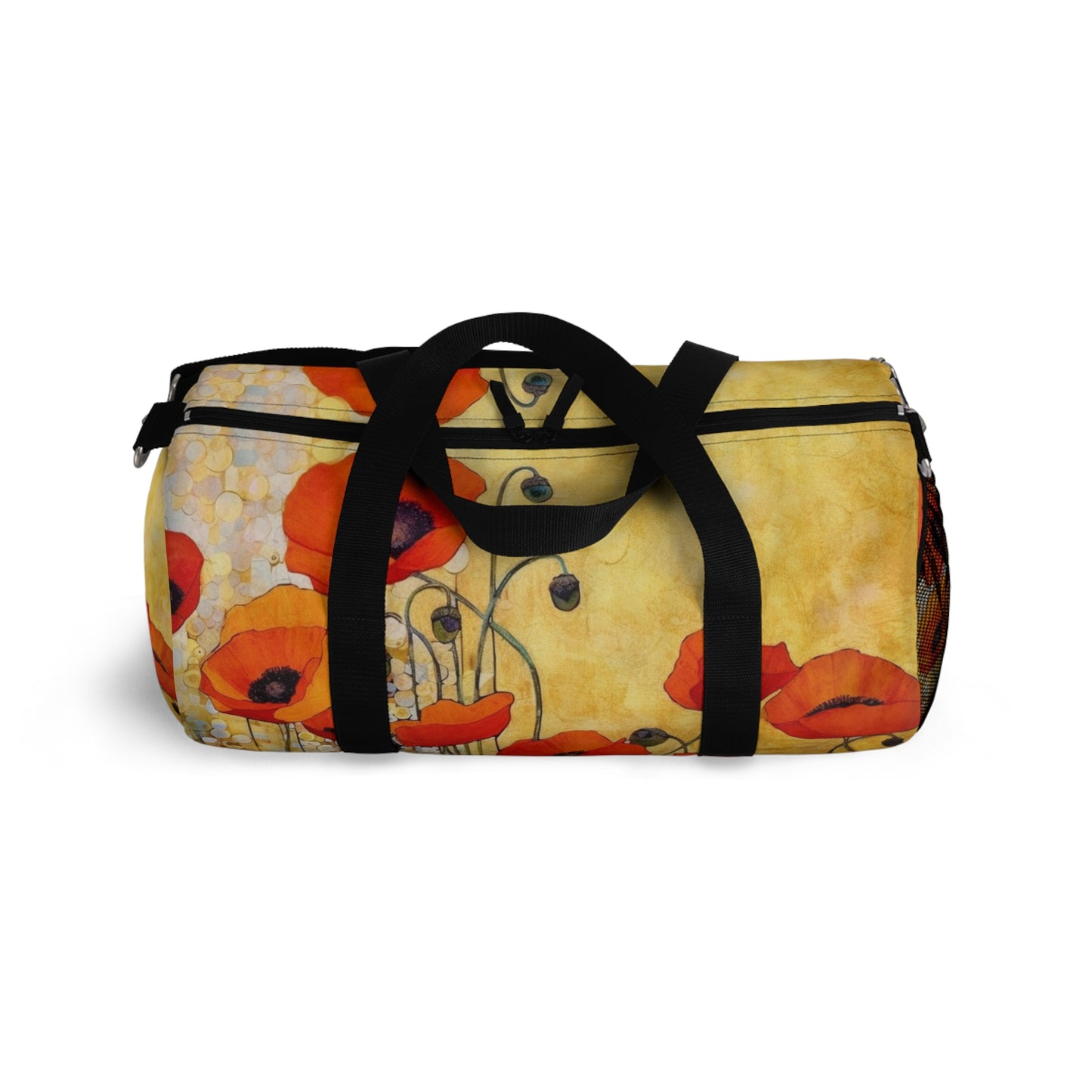 Elevate Your Style: Duffel Bag Adorned with Gustav Klimt's Poppies