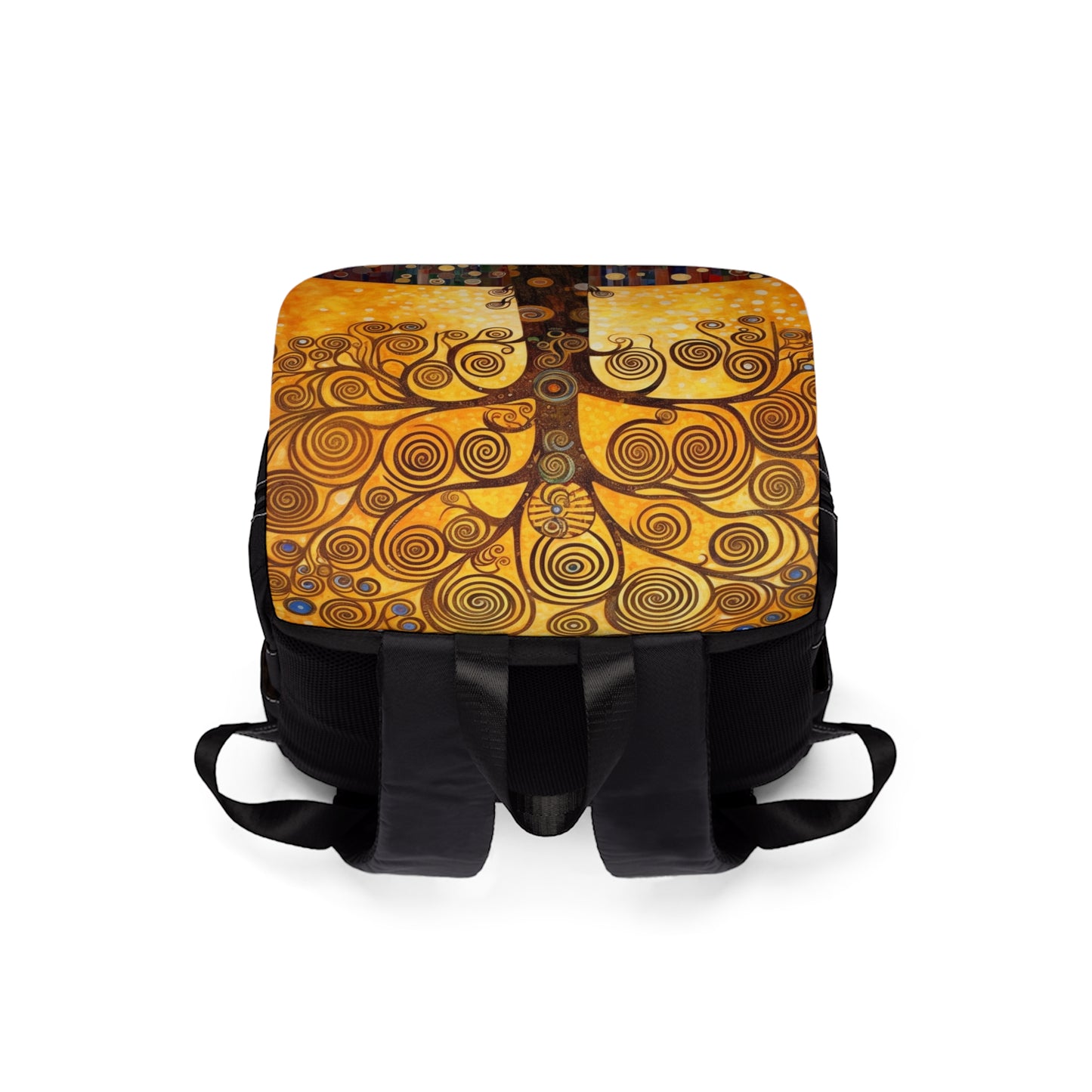 The Tree of Life Unisex Casual Shoulder Backpack: A Modern Art Tribute to Gustav Klimt