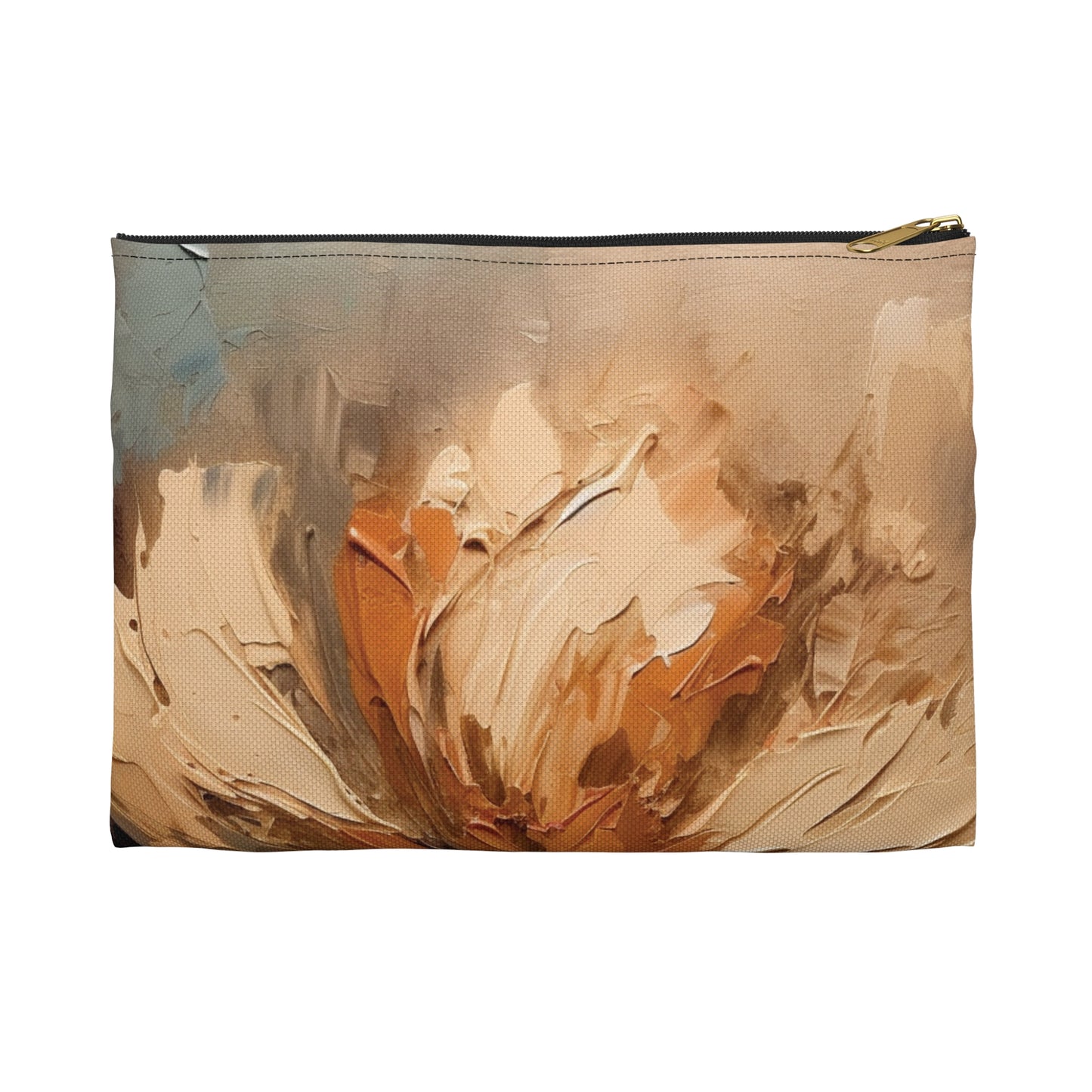 Artistic Fusion: Accessory Pouch Infused with Tan Hua-Inspired Abstract Art