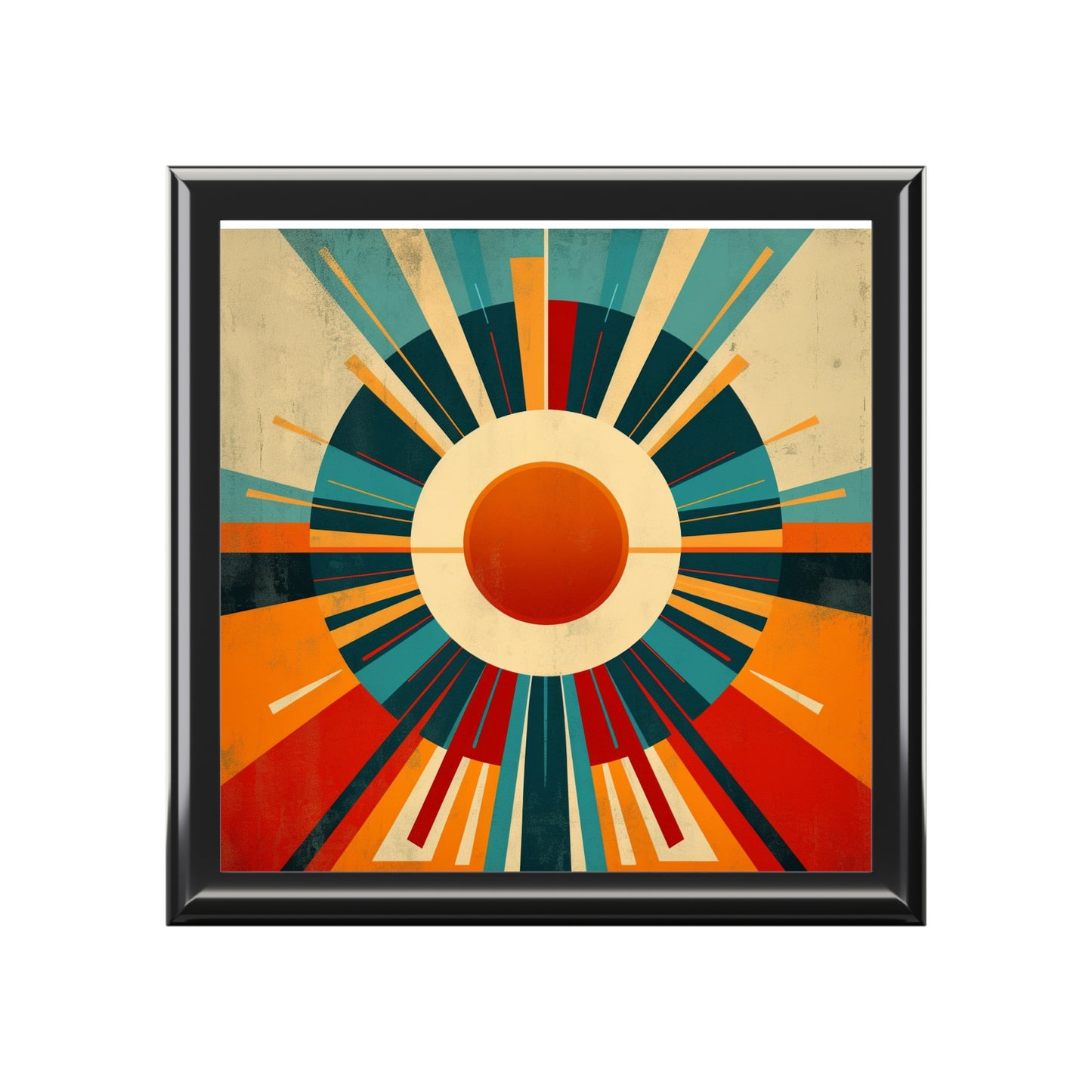 Minimalist Sunshine: Midcentury Modern Sun Jewelry Box