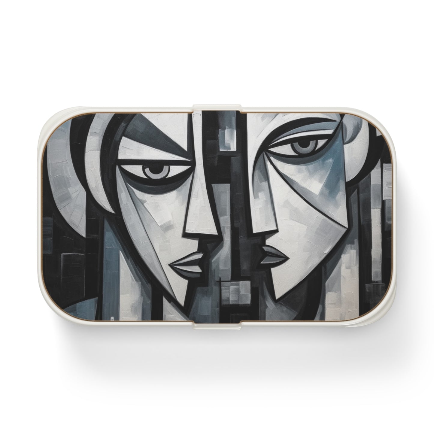 Cubist Paintings Bento Box: Captivating Brush Strokes