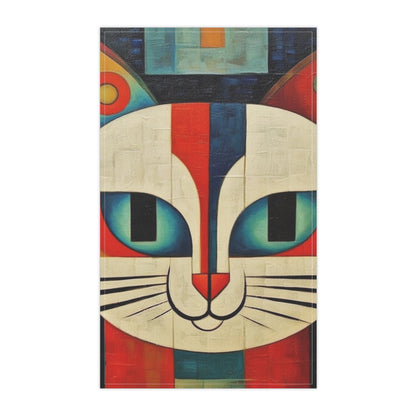 Artistic Vintage Vibes: Picasso-Inspired Midcentury Modern Kitchen Towel for Retro Fashion