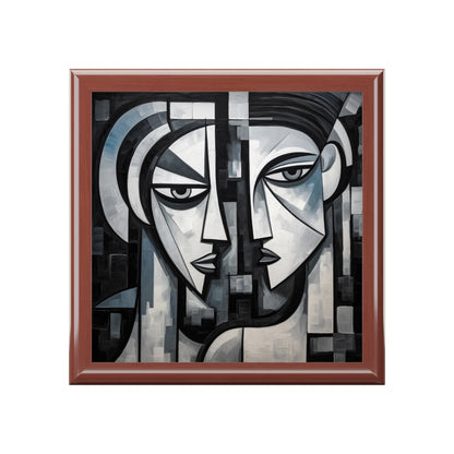 Cubist Paintings Jewelry Box: Captivating Brush Strokes in Every Refreshing Drink