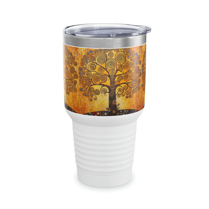 The Living Tapestry: Ringneck Tumbler as an Artistic Homage to Gustav Klimt's Tree of Life