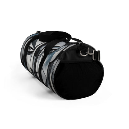 Duffel Bag with Cubist Art Finesse and Abstract Flair