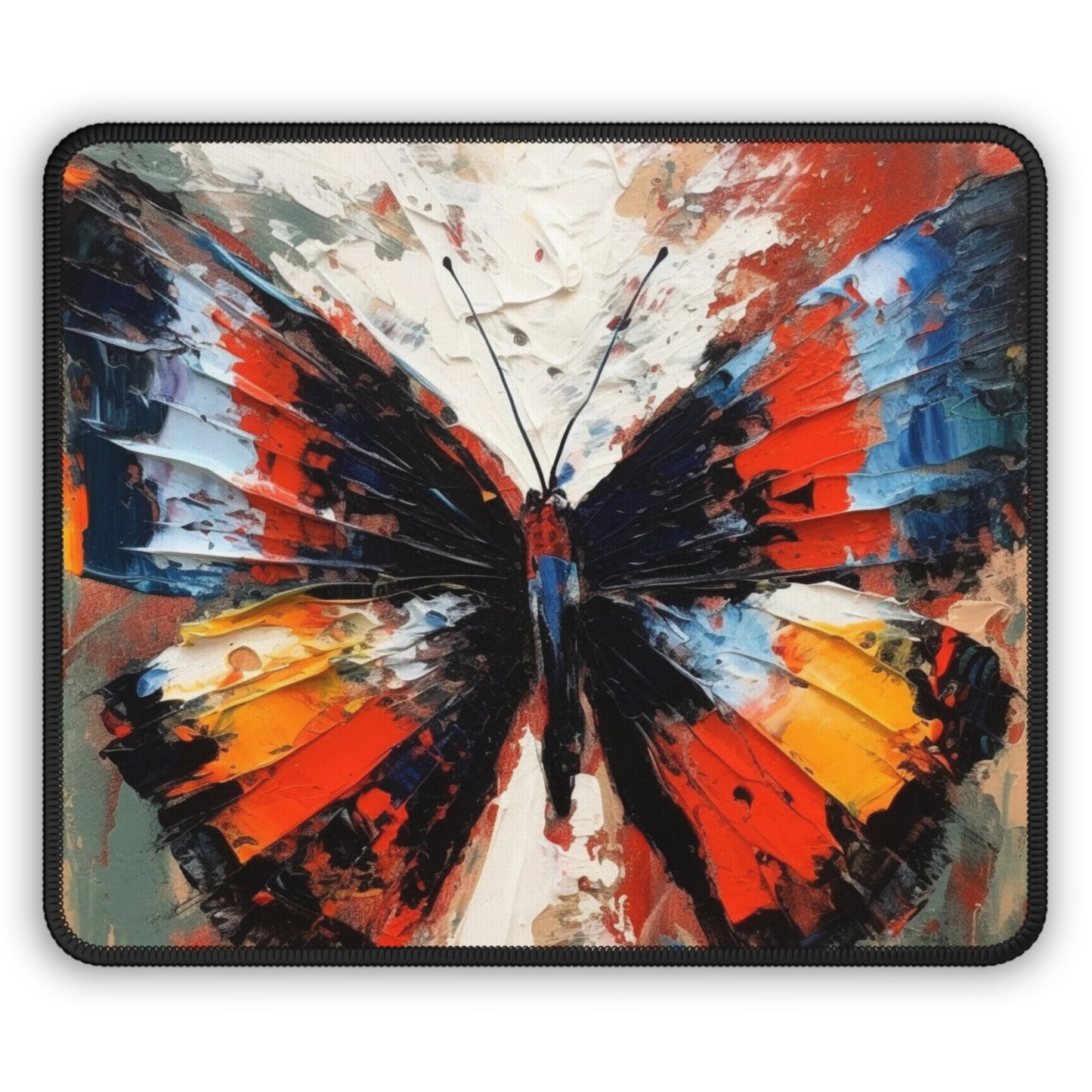 Gaming Mouse Pad with Bauhaus-Inspired Butterfly Drawing: A Harmonious Blend of Art and Functionality