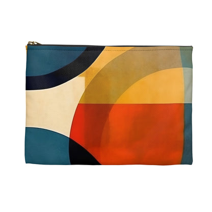 Best Midcentury Modern Geometric Art Accessory Pouch: Elevate Your Style with Abstract Sophistication