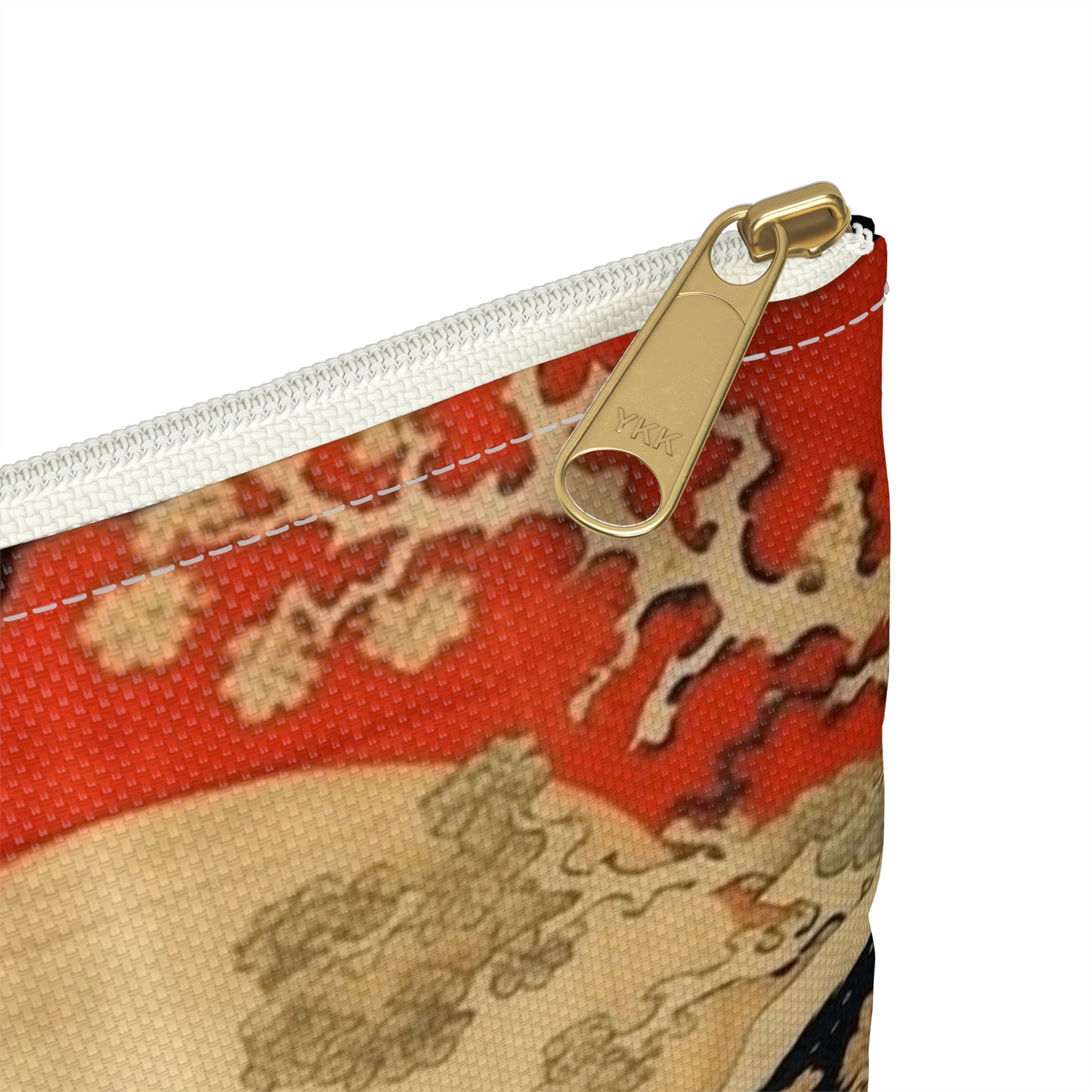 Artistic Fusion - Where Japanese Tapestry Meets the Perfect Accessory Pouch