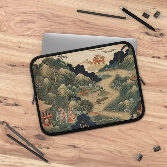 Japanese Tapestry Laptop Sleeve: Embrace the Artistic Splendor