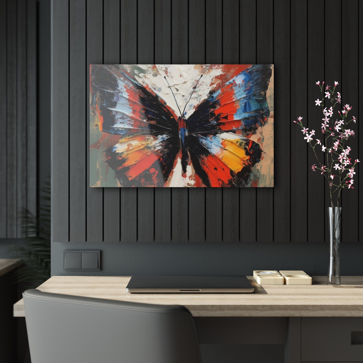 Acrylic Prints with Bauhaus-Inspired Butterfly Drawing: A Harmonious Blend of Art and Functionality