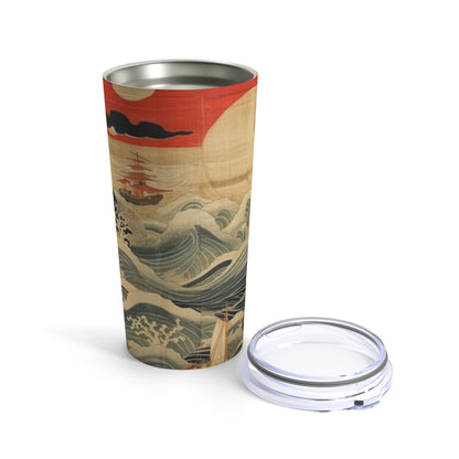 Artistic Fusion - Where Japanese Tapestry Meets the Perfect Tumbler